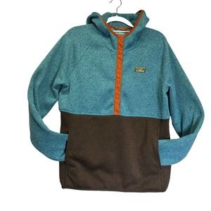 L.L. Bean Blue and Brown Hoodie